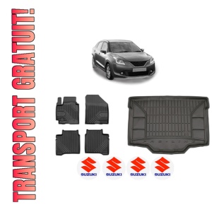 Set Covorase Presuri Auto Si Tavita Portbagaj SUZUKI BALENO (FW, EW) din 2016 SUZUKI