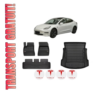 Set Covorase Presuri Auto Si Tavita Portbagaj TESLA MODEL 3 (5YJ3) din 2017-2019 TESLA