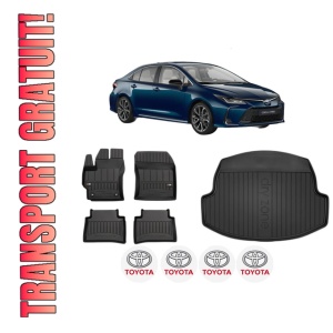 Set Covorase Presuri Auto Si Tavita Portbagaj TOYOTA COROLLA Saloon (_E21_) din 2019-2021 TOYOTA