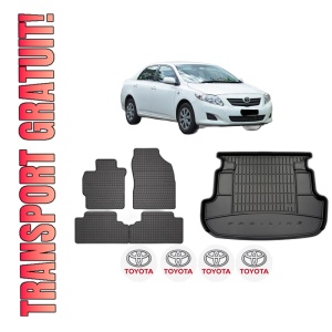 Set Covorase Presuri Auto Si Tavita Portbagaj TOYOTA COROLLA Saloon (_E15_) din 2006-2014 TOYOTA
