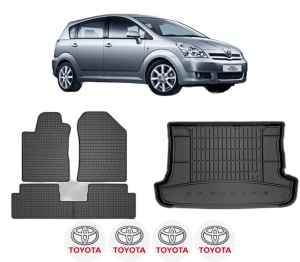 Set Covorase Presuri Auto Si Tavita Portbagaj TOYOTA COROLLA Verso (ZER_, ZZE12_, R1_) din 2004-2009 TOYOTA - Img 2