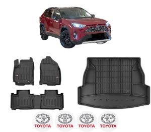 Set Covorase Presuri Auto Si Tavita Portbagaj TOYOTA RAV 4 V (_A5_, _H5_) din 2018-2020 TOYOTA - Img 2