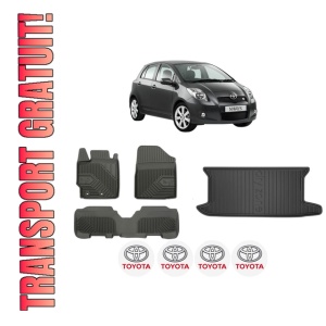 Set Covorase Presuri Auto Si Tavita Portbagaj TOYOTA YARIS (_P9_) din 2005-2014 TOYOTA