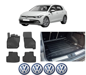 Set Covorase Presuri Auto Si Tavita Portbagaj Volkswagen GOLF VIII (CD1, DA1) din 2019-2024 Volkswagen - Img 2