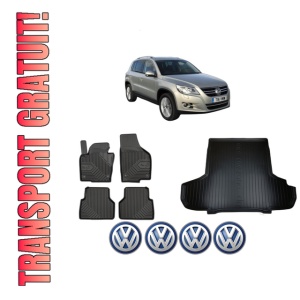 Set Covorase Presuri Auto Si Tavita Portbagaj Volkswagen TIGUAN VAN (5N_) din 2007-2018 Volkswagen
