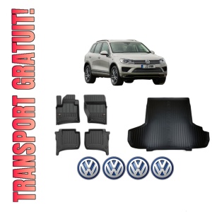 Set Covorase Presuri Auto Si Tavita Portbagaj Volkswagen TOUAREG (7P5, 7P6) din 2010-2018 Volkswagen