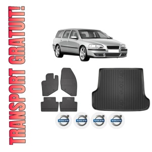 Set Covorase Presuri Auto Si Tavita Portbagaj VOLVO V70 II (285) din 1999-2008 VOLVO