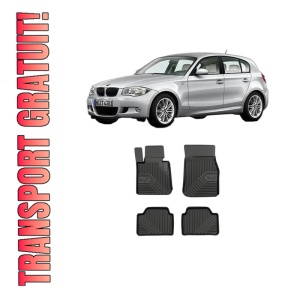 Set covorase presuri BMW Seria 1 (E81) din 2006-2012, auto, din cauciuc thermoplastic, BMW Seria