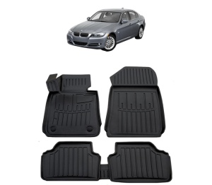 Set covorase presuri BMW Seria 3 E90 din 2004-2013, auto, din cauciuc thermoplastic - Img 2