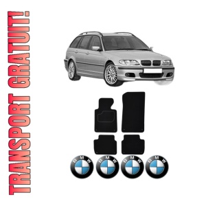 Set Covorase Presuri BMW Seria 3 Touring (E46) din 1999-2005, Auto, Material Textil Mocheta, BMW