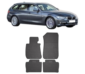Set covorase presuri BMW Seria 3 Touring Van (F31) din 2012-2019, auto, din cauciuc thermoplastic, BMW Seria - Img 2