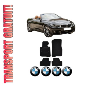 Set Covorase Presuri BMW Seria 4 Convertible (F33, F83) din 2013-2020, Auto, Material Textil Mocheta, BMW