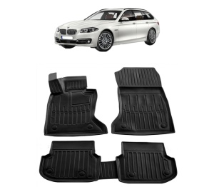 Set covorase presuri BMW Seria 5 F11 din 2010-2013, auto, din cauciuc thermoplastic - Img 7