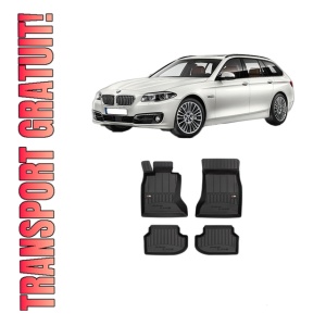 Set covorase presuri BMW Seria 5 Touring (F11) din 2009-2017, auto, din cauciuc thermoplastic, BMW Seria
