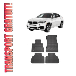Set covorase presuri BMW Seria X6 (F16, F86) din 2014-2019, auto, din cauciuc thermoplastic, BMW Seria