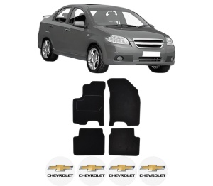 Set Covorase Presuri CHEVROLET AVEO / KALOS Hatchback (T250, T255) din 2006-2011, Auto, Material Textil Mocheta, CHEVROLET - Img 2