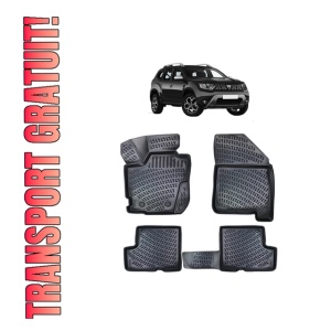 Set covorase presuri DACIA DUSTER 4X4 HM din 2018-2022, auto, din cauciuc thermoplastic - Img 8