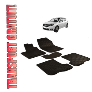 Set covorase presuri DACIA SANDERO / STEPWAY din 2012-2020, auto, din cauciuc thermoplastic