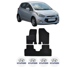 Set Covorase Presuri HYUNDAI ix20 (JC) din 2010-2019, Auto, Material Textil Mocheta, HYUNDAI - Img 2