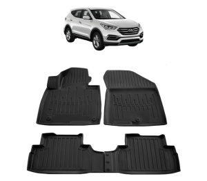 Set covorase presuri HYUNDAI SANTA FE IV TM din 2018-2020, auto, din cauciuc thermoplastic - Img 2