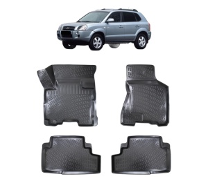 Set covorase presuri HYUNDAI TUCSON I din 2004-2009, auto, din cauciuc thermoplastic - Img 2