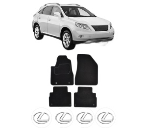 Set Covorase Presuri LEXUS RX (_L1_) din 2008-2015, Auto, Material Textil Mocheta, LEXUS - Img 2