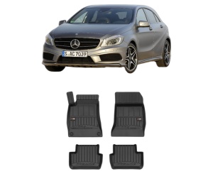 Set covorase presuri MERCEDES-BENZ A-CLASS (W176) din 2012-2018, auto, din cauciuc thermoplastic, MERCEDES-BENZ - Img 2