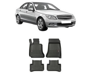 Set covorase presuri MERCEDES-BENZ C-CLASS (W204) din 2007-2014, auto, din cauciuc thermoplastic, MERCEDES-BENZ - Img 2
