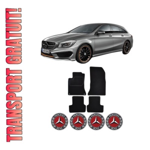 Set Covorase Presuri MERCEDES-BENZ CLA Shooting Brake (X117) din 2015-2019, Auto, Material Textil Mocheta, MERCEDES-BENZ
