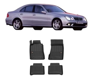 Set covorase presuri MERCEDES-BENZ E-CLASS (W211) din 2002-2008, auto, din cauciuc thermoplastic, MERCEDES-BENZ - Img 2