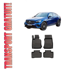 Set covorase presuri MERCEDES-BENZ GLC Coupe (C253) din 2016-2023, auto, din cauciuc thermoplastic, MERCEDES-BENZ