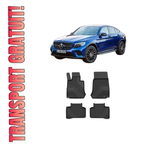 Set covorase presuri MERCEDES-BENZ GLC Coupe (C253) din 2016-2023, auto, din cauciuc thermoplastic, MERCEDES-BENZ