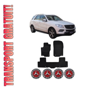 Set Covorase Presuri MERCEDES-BENZ M-CLASS (W166) din 2011-2015, Auto, Material Textil Mocheta, MERCEDES-BENZ