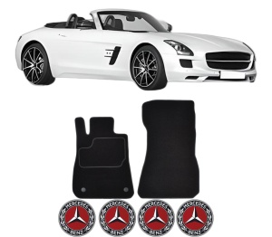 Set Covorase Presuri MERCEDES-BENZ SLS AMG Roadster (R197) din 2011-2013, Auto, Material Textil Mocheta, MERCEDES-BENZ - Img 2