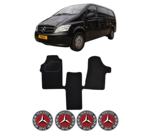 Set Covorase Presuri MERCEDES-BENZ VITO / MIXTO Van (W639) din 2003-2012, Auto, Material Textil Mocheta, MERCEDES-BENZ - Img 2