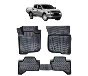 Set covorase presuri MITSUBISHI L200 din 2005-2018, auto, din cauciuc thermoplastic - Img 2