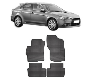Set covorase presuri MITSUBISHI LANCER VIII Sportback (CX_A) din 2008-2010, auto, din cauciuc thermoplastic, MITSUBISHI - Img 2