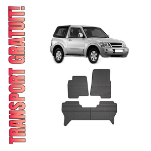 Set covorase presuri MITSUBISHI PAJERO III Canvas Top (V6_W, V7_W) din 2000-2006, auto, din cauciuc thermoplastic, MITSUBISHI