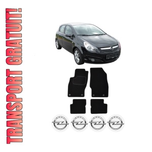 Set Covorase Presuri OPEL CORSA D (S07) din 2006-2014, Auto, Material Textil Mocheta, OPEL