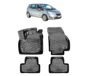 Set covorase presuri OPEL MERIVA B din 2010-2017, auto, din cauciuc thermoplastic - Img 2