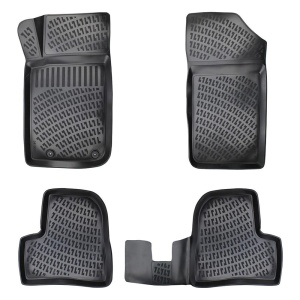 Set covorase presuri PEUGEOT 206 din 1999-2014, auto, din cauciuc thermoplastic - Img 3