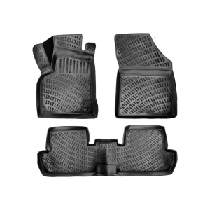 Set covorase presuri PEUGEOT 3008 I din 2008-2016, auto, din cauciuc thermoplastic - Img 3