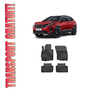 Set covorase presuri PEUGEOT 4008 din 2012-2017, auto, din cauciuc thermoplastic, PEUGEOT