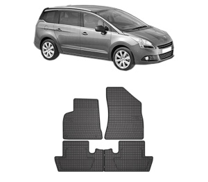 Set covorase presuri PEUGEOT 5008 (0U_, 0E_) din 2009-2017, auto, din cauciuc thermoplastic, PEUGEOT - Img 2