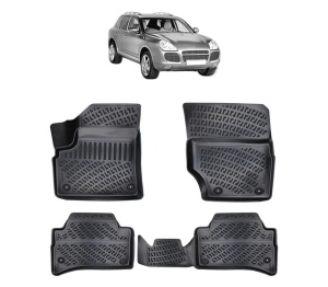 Set covorase presuri PORSCHE CAYENNE I din 2003-2010, auto, din cauciuc thermoplastic - Img 2