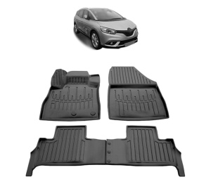 Set covorase presuri RENAULT SCENIC IV din 2016, auto, din cauciuc thermoplastic - Img 2