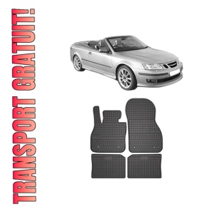 Set covorase presuri SAAB 9-3 Convertible (YS3F) din 2003-2015, auto, din cauciuc thermoplastic, SAAB