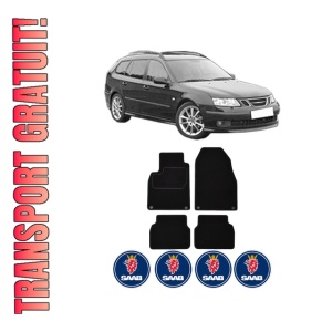 Set Covorase Presuri SAAB 9-3 Estate (E50) din 2005-2015, Auto, Material Textil Mocheta, SAAB