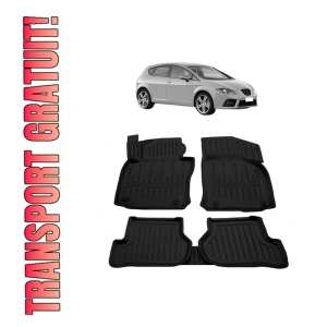 Set covorase presuri SEAT LEON II 1P din 2005-2012, auto, din cauciuc thermoplastic