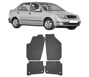 Set covorase presuri SKODA FABIA I Saloon (6Y3) din 1999-2007, auto, din cauciuc thermoplastic, SKODA - Img 2